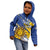 Personalized Uruguay 200th Independence Day Kid Hoodie Sol de Mayo Grunge Stylized - Wonder Print Shop