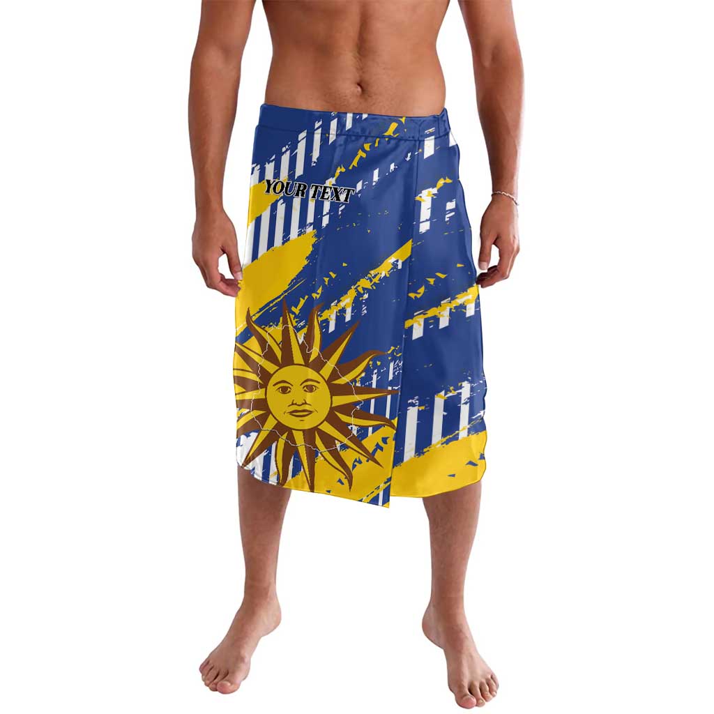 Personalized Uruguay 200th Independence Day Lavalava Sol de Mayo Grunge Stylized - Wonder Print Shop