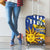 Uruguay 200th Independence Day Luggage Cover Sol de Mayo Grunge Stylized - Wonder Print Shop