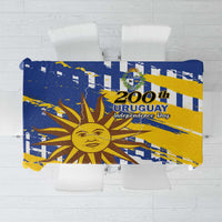 Uruguay 200th Independence Day Tablecloth Sol de Mayo Grunge Stylized - Wonder Print Shop