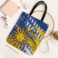 Uruguay 200th Independence Day Tote Bag Sol de Mayo Grunge Stylized - Wonder Print Shop