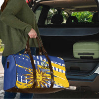 Uruguay 200th Independence Day Travel Bag Sol de Mayo Grunge Stylized - Wonder Print Shop