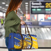 Uruguay 200th Independence Day Travel Bag Sol de Mayo Grunge Stylized - Wonder Print Shop