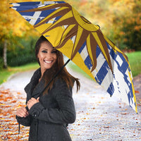 Uruguay 200th Independence Day Umbrella Sol de Mayo Grunge Stylized - Wonder Print Shop