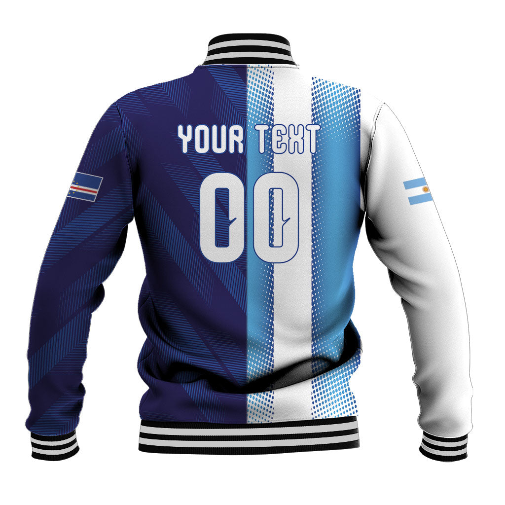 Custom Argentina Cabo Verde 2026 World Football Baseball Jacket Forever Pride