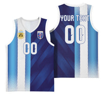 Custom Argentina Cabo Verde 2026 World Football Basketball Jersey Forever Pride