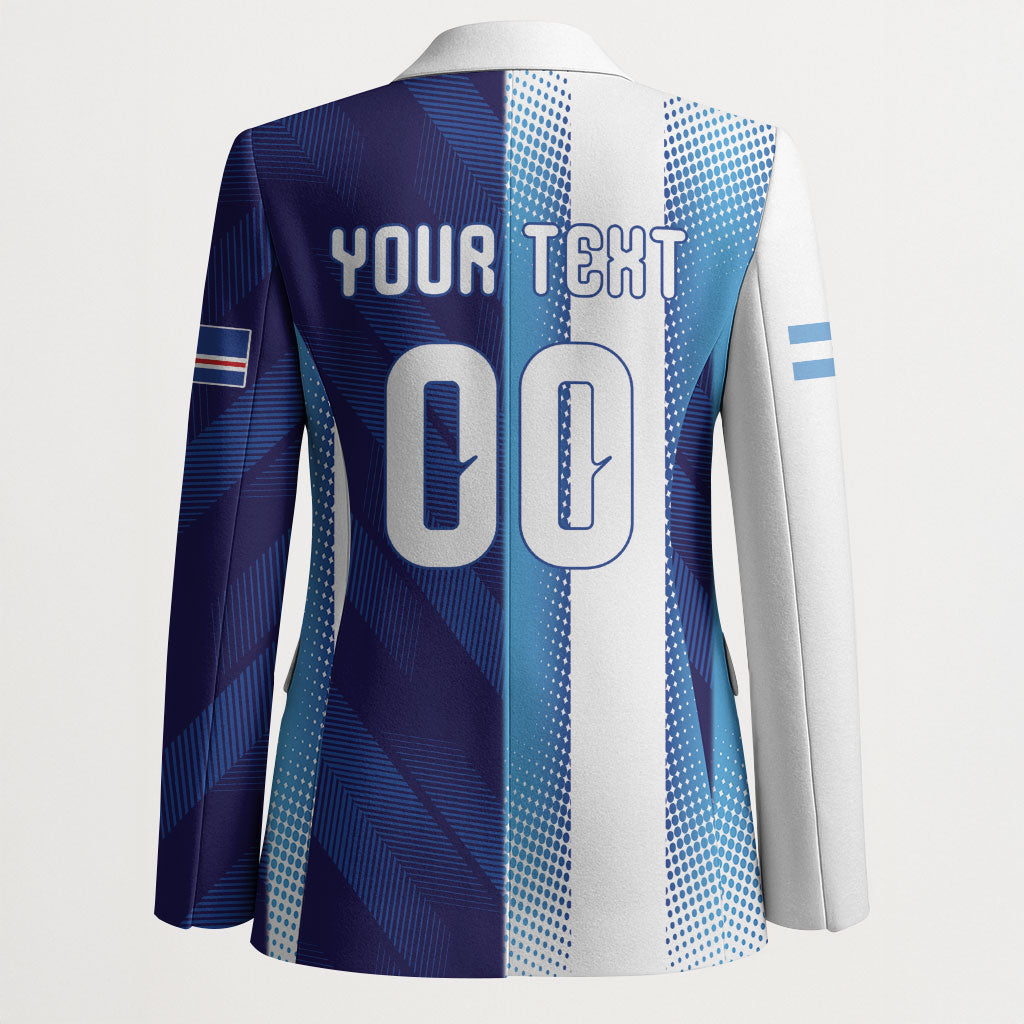 Custom Argentina Cabo Verde 2026 World Football Blazer Forever Pride