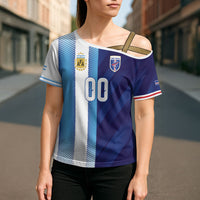 Custom Argentina Cabo Verde 2026 World Football Cross Shoulder Shirt Forever Pride