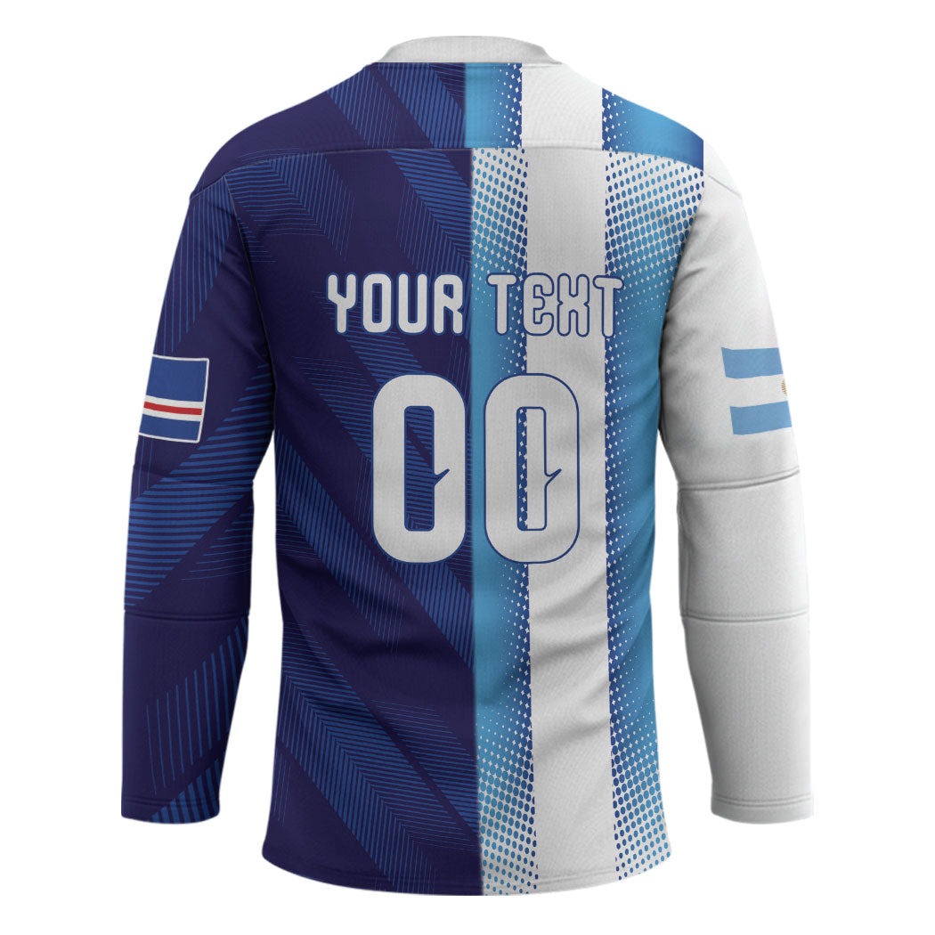 Custom Argentina Cabo Verde 2026 World Football Hockey Jersey Forever Pride