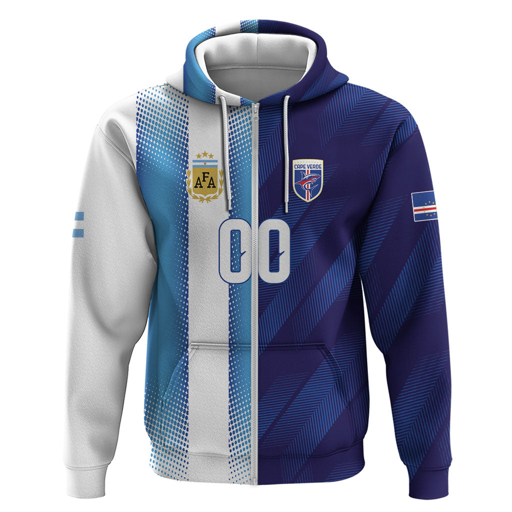 Custom Argentina Cabo Verde 2026 World Football Hoodie Forever Pride
