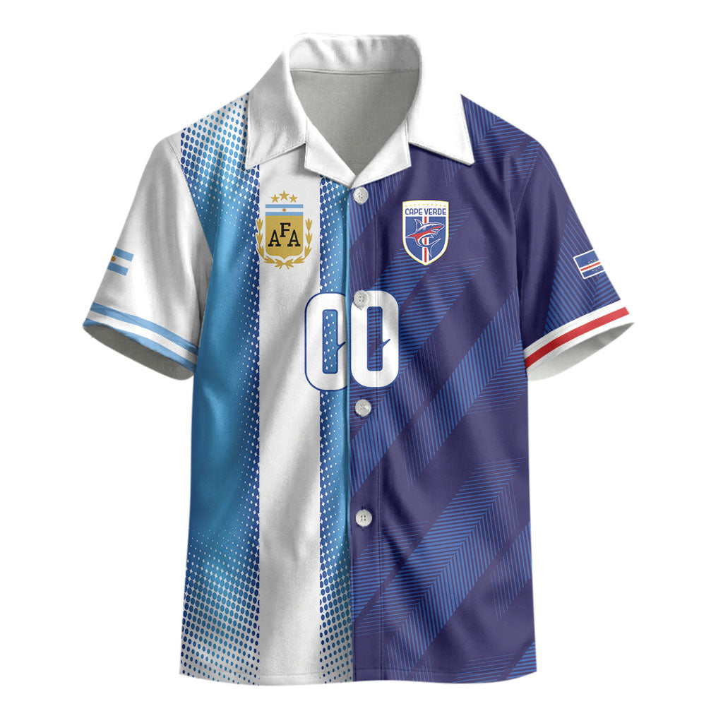 Custom Argentina Cabo Verde 2026 World Football Kid Hawaiian Shirt Forever Pride