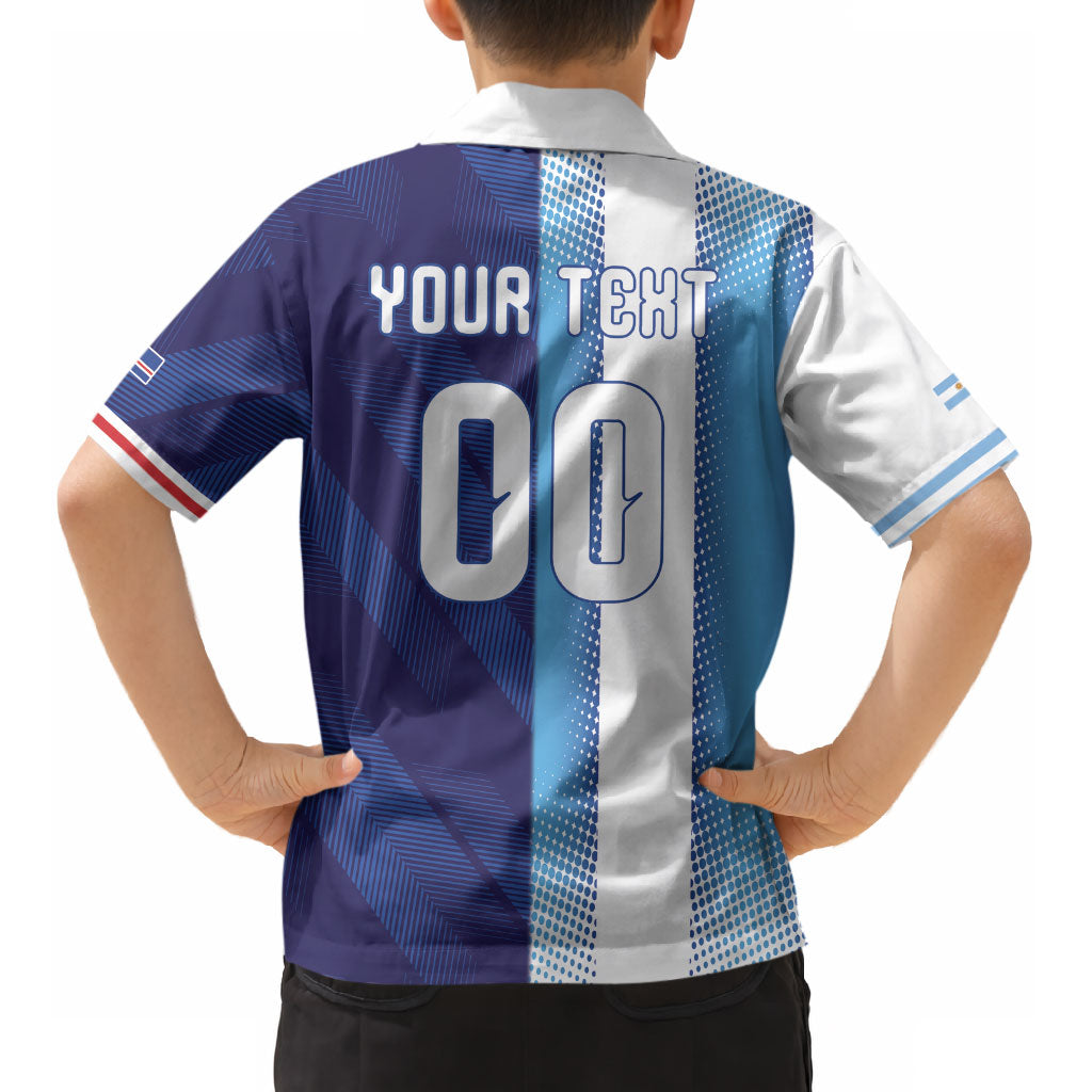 Custom Argentina Cabo Verde 2026 World Football Kid Hawaiian Shirt Forever Pride