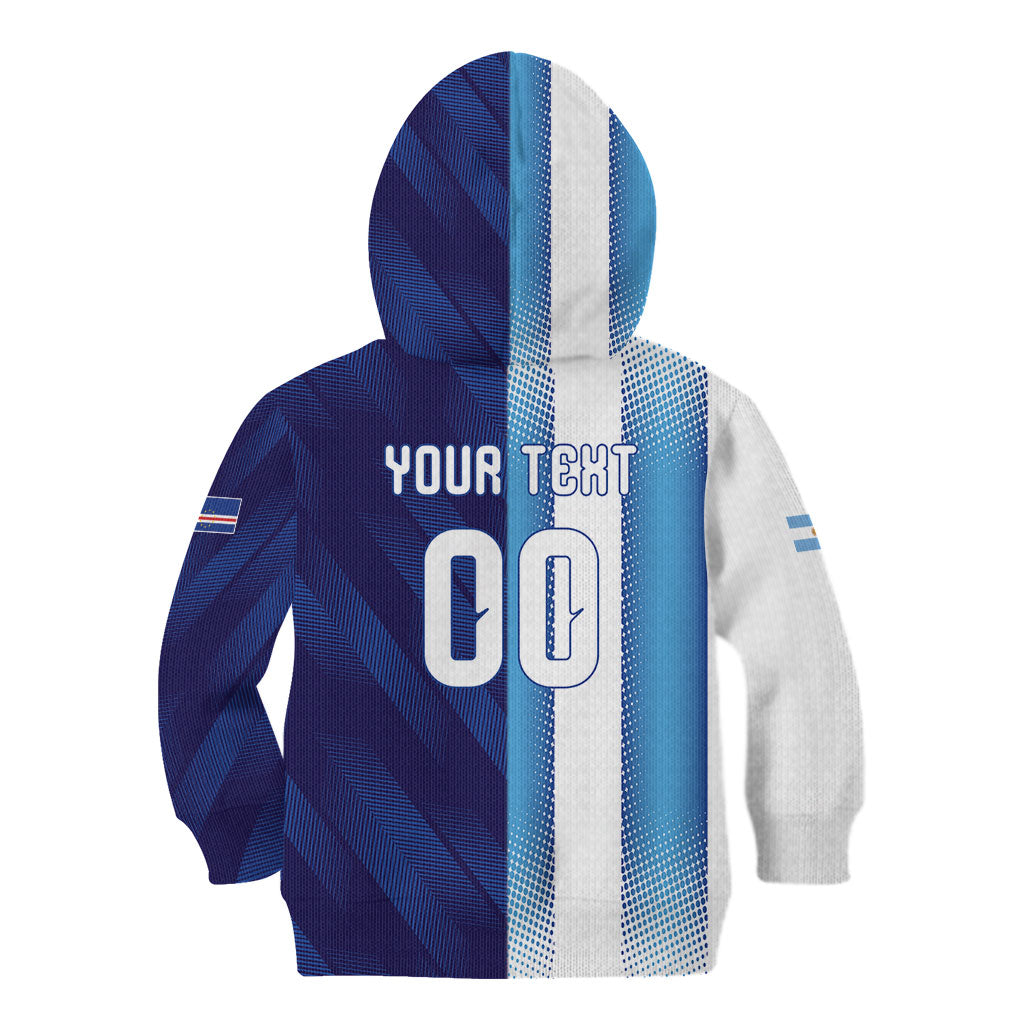 Custom Argentina Cabo Verde 2026 World Football Kid Hoodie Forever Pride