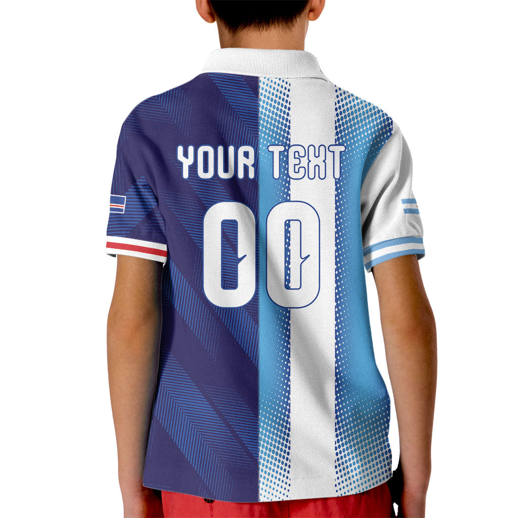 Custom Argentina Cabo Verde 2026 World Football Kid Polo Shirt Forever Pride