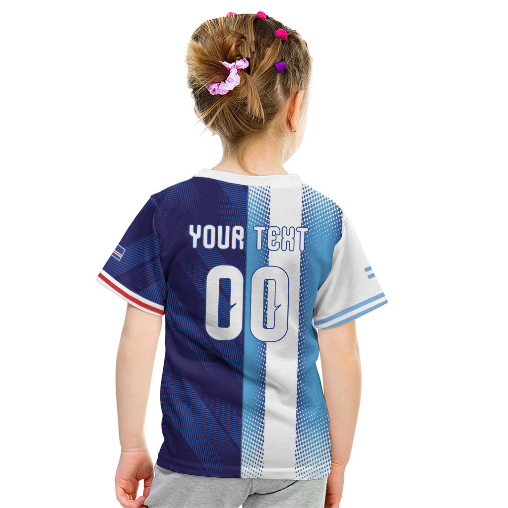 Custom Argentina Cabo Verde 2026 World Football Kid T Shirt Forever Pride