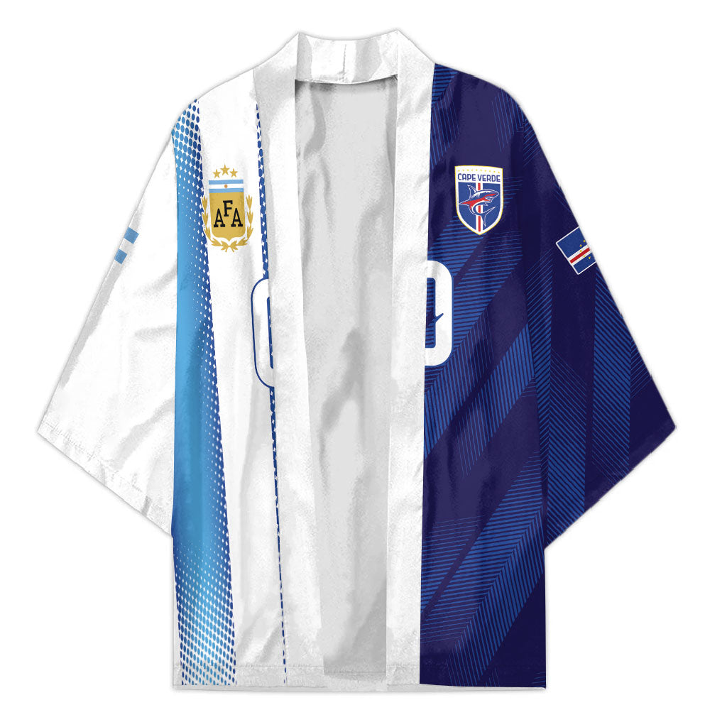 Custom Argentina Cabo Verde 2026 World Football Kimono Forever Pride
