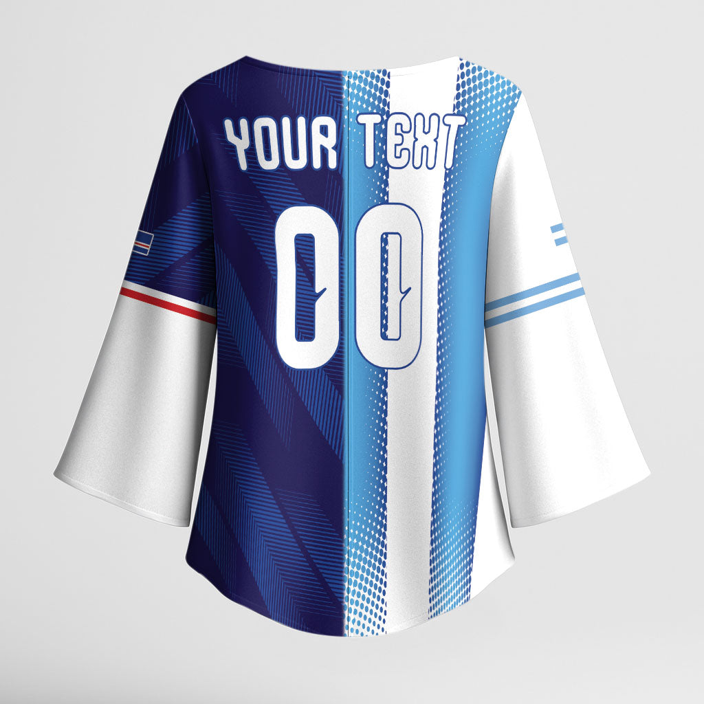 Custom Argentina Cabo Verde 2026 World Football Kimono Sleeve Blouse Forever Pride
