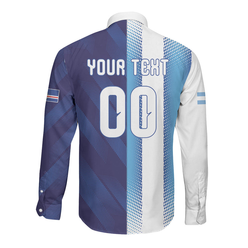 Custom Argentina Cabo Verde 2026 World Football Long Sleeve Button Shirt Forever Pride