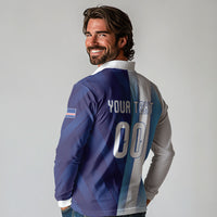 Custom Argentina Cabo Verde 2026 World Football Long Sleeve Polo Shirt Forever Pride