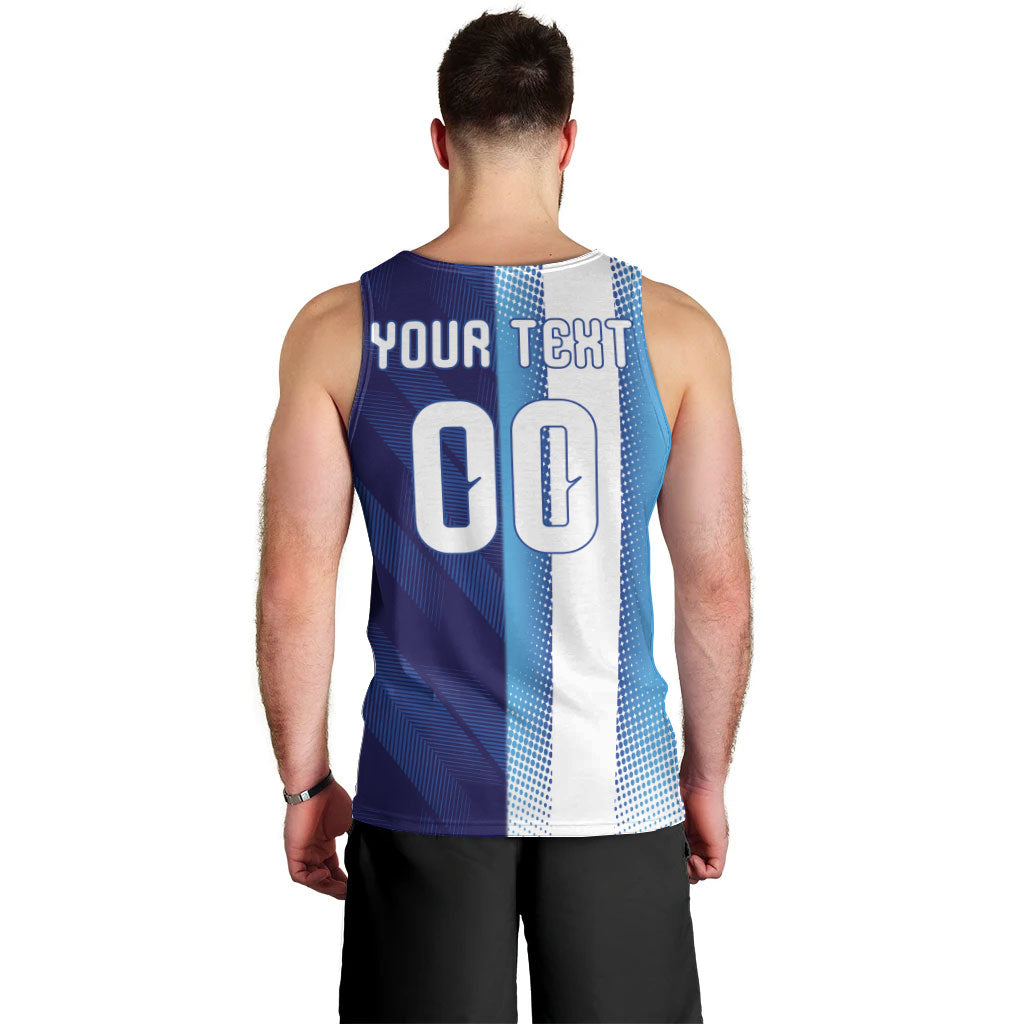 Custom Argentina Cabo Verde 2026 World Football Men Tank Top Forever Pride