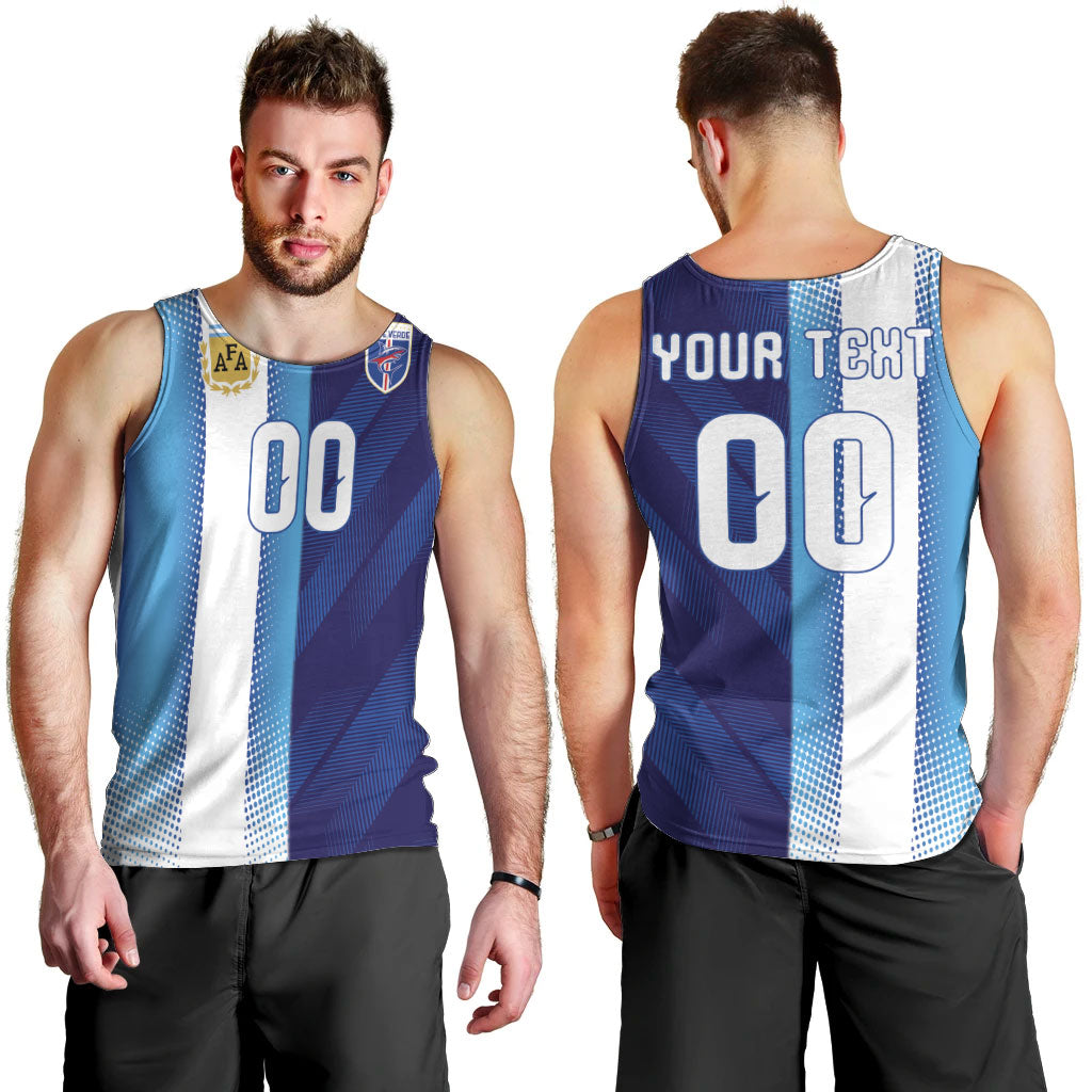 Custom Argentina Cabo Verde 2026 World Football Men Tank Top Forever Pride
