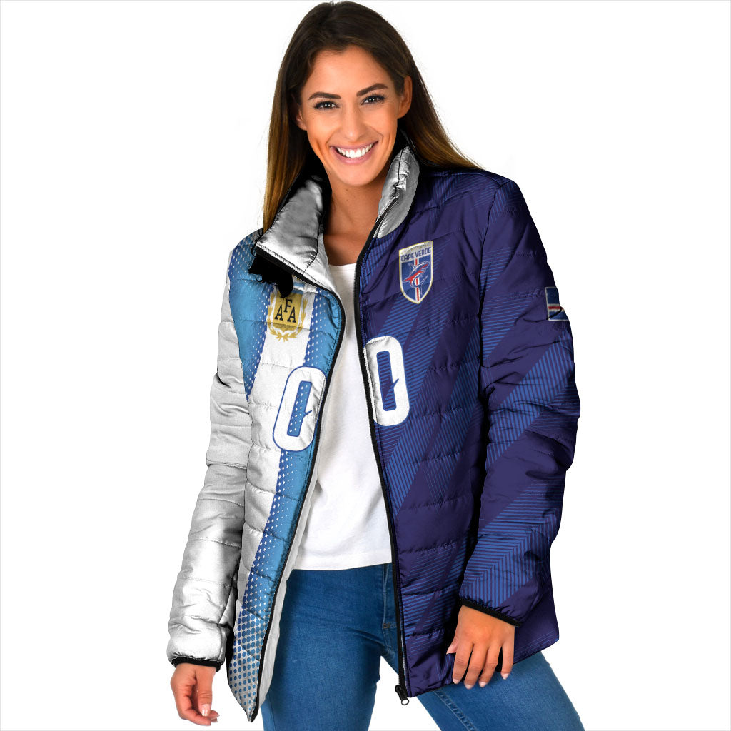Custom Argentina Cabo Verde 2026 World Football Padded Jacket Forever Pride