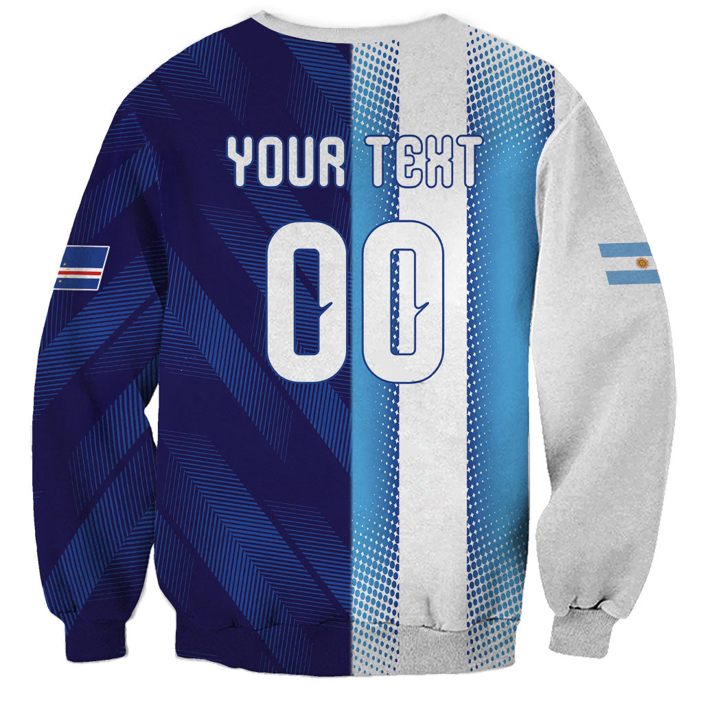 Custom Argentina Cabo Verde 2026 World Football Sweatshirt Forever Pride