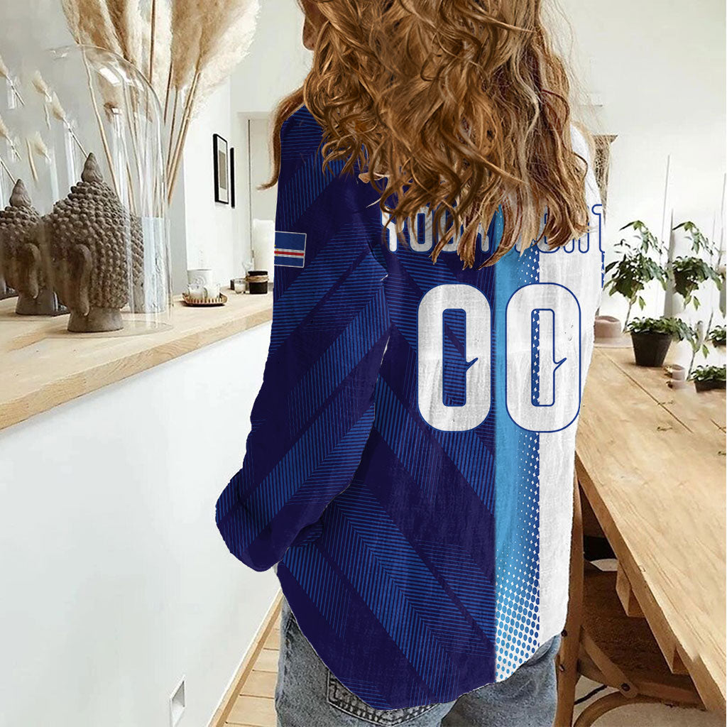 Custom Argentina Cabo Verde 2026 World Football Women Casual Shirt Forever Pride
