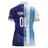 Custom Argentina Cabo Verde 2026 World Football Women Polo Shirt Forever Pride