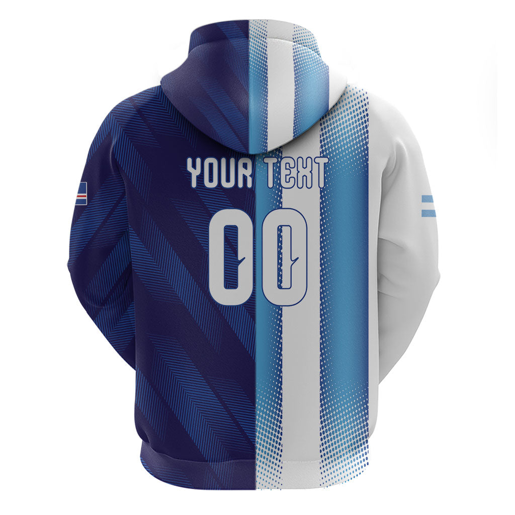 Custom Argentina Cabo Verde 2026 World Football Zip Hoodie Forever Pride