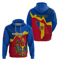 Personalised Moldova Independence Day Hoodie Coat of Arms Special Version - Wonder Print Shop