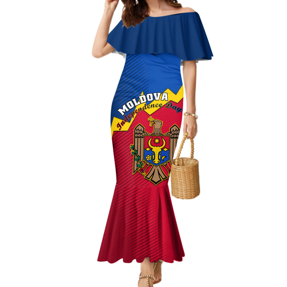 personalised-moldova-independence-day-mermaid-dress-coat-of-arms-special-version