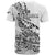 New Zealand Silver Fern Rugby T Shirt Aotearoa Kiwi Maori White Version - Wonder Print Shop