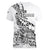 New Zealand Silver Fern Rugby Women V Neck T Shirt Aotearoa Kiwi Maori White Version - Wonder Print Shop