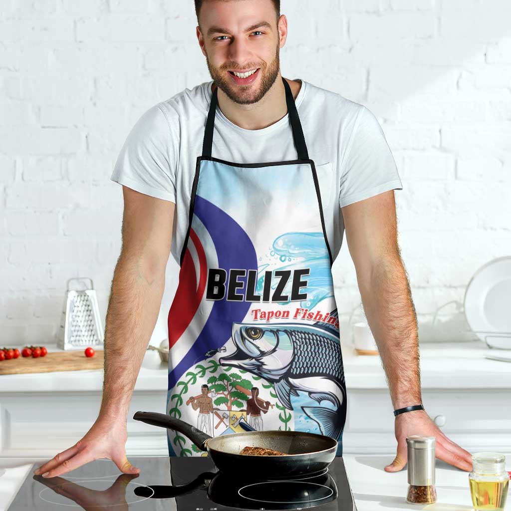 Belize Tarpon Fishing Apron Belize Where the Silver King Reigns - Wonder Print Shop