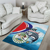 Belize Tarpon Fishing Area Rug Belize Where the Silver King Reigns - Wonder Print Shop
