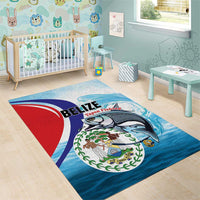 Belize Tarpon Fishing Area Rug Belize Where the Silver King Reigns - Wonder Print Shop