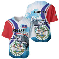 Personalized Belize Tarpon Fishing Baseball Jersey Belize Where the Silver King Reigns - Wonder Print Shop