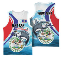 Personalized Belize Tarpon Fishing Basketball Jersey Belize Where the Silver King Reigns - Wonder Print Shop
