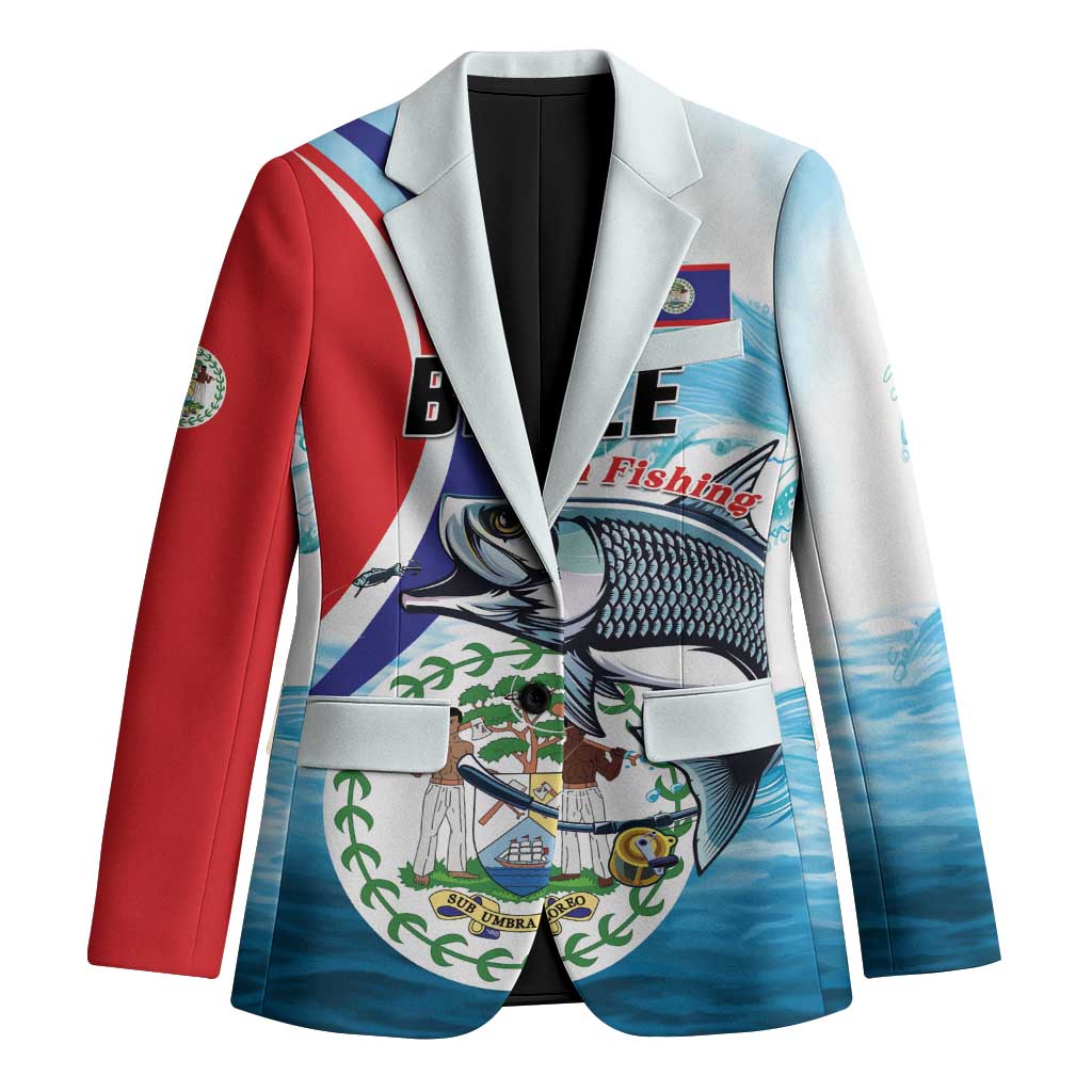 Personalized Belize Tarpon Fishing Blazer Belize Where the Silver King Reigns - Wonder Print Shop