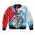 Personalized Belize Tarpon Fishing Bomber Jacket Belize Where the Silver King Reigns - Wonder Print Shop
