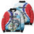 Personalized Belize Tarpon Fishing Bomber Puffer Jacket Belize Where the Silver King Reigns - Wonder Print Shop