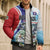 Personalized Belize Tarpon Fishing Bomber Puffer Jacket Belize Where the Silver King Reigns - Wonder Print Shop