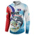 Personalized Belize Tarpon Fishing Button Sweatshirt Belize Where the Silver King Reigns - Wonder Print Shop