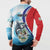 Personalized Belize Tarpon Fishing Button Sweatshirt Belize Where the Silver King Reigns - Wonder Print Shop