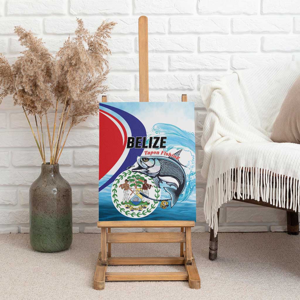 Belize Tarpon Fishing Canvas Wall Art Belize Where the Silver King Reigns - Wonder Print Shop
