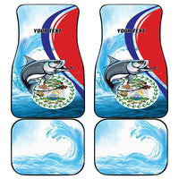 Belize Tarpon Fishing Car Mats Belize Where the Silver King Reigns - Wonder Print Shop