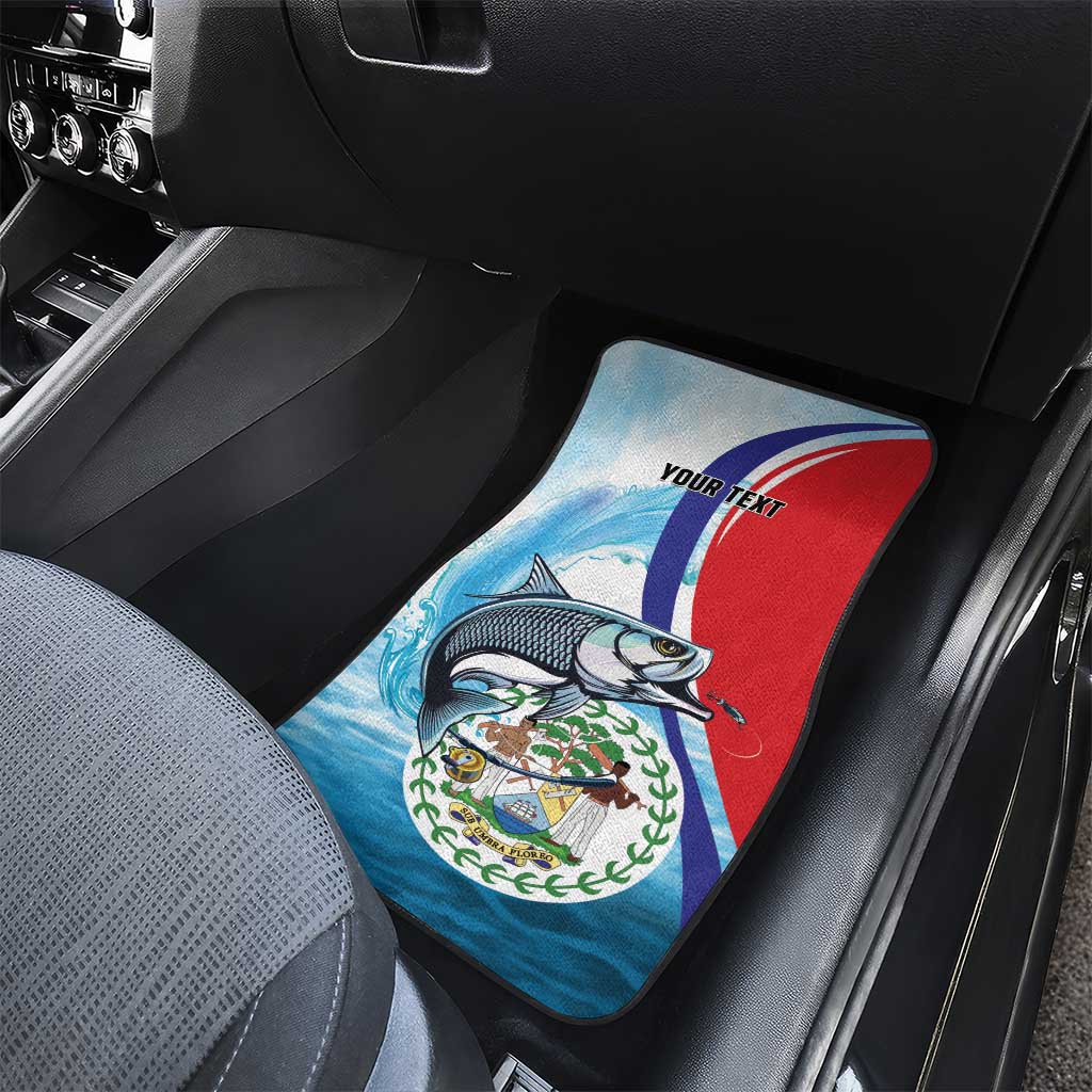 Belize Tarpon Fishing Car Mats Belize Where the Silver King Reigns - Wonder Print Shop