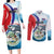Personalized Belize Tarpon Fishing Couples Matching Long Sleeve Bodycon Dress and Long Sleeve Button Shirt Belize Where the Silver King Reigns - Wonder Print Shop