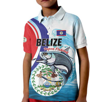 Personalized Belize Tarpon Fishing Kid Polo Shirt Belize Where the Silver King Reigns - Wonder Print Shop